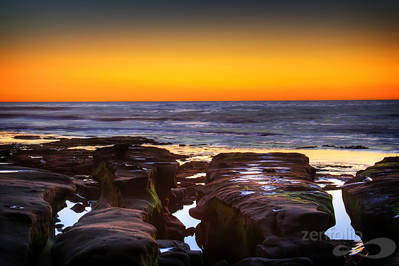 Sunset at La Jolla Cove