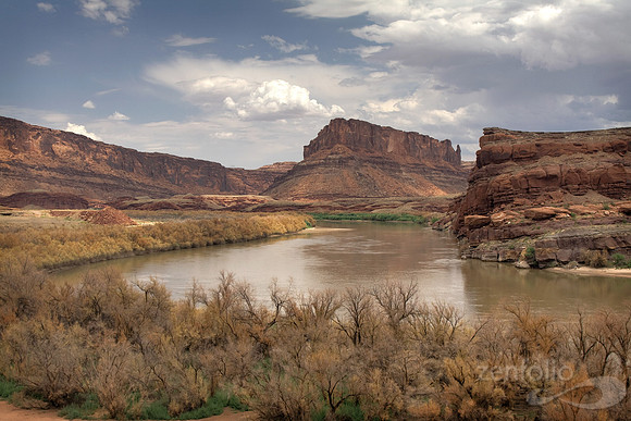 Colorful Colorado River